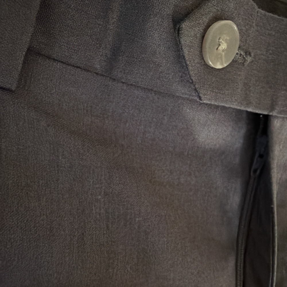 Savane Select Edition Men's 38x32 Dress Pants Gray Pleated Front Rayon Blend - Picture 4 of 9
